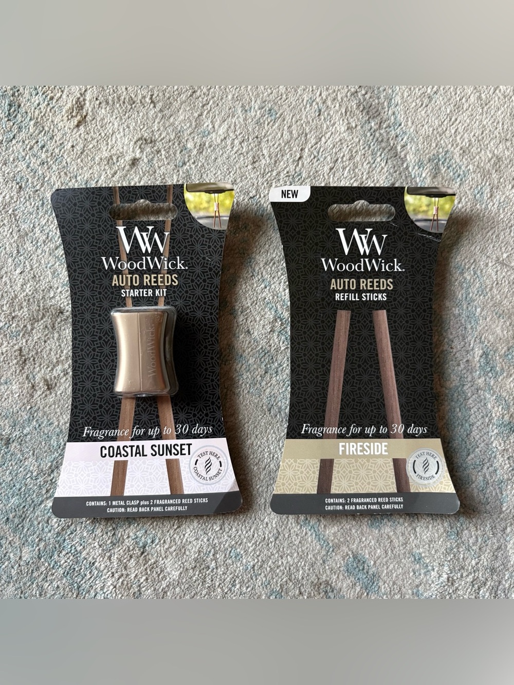 WoodWick Auto Reeds Starter Kit Refills